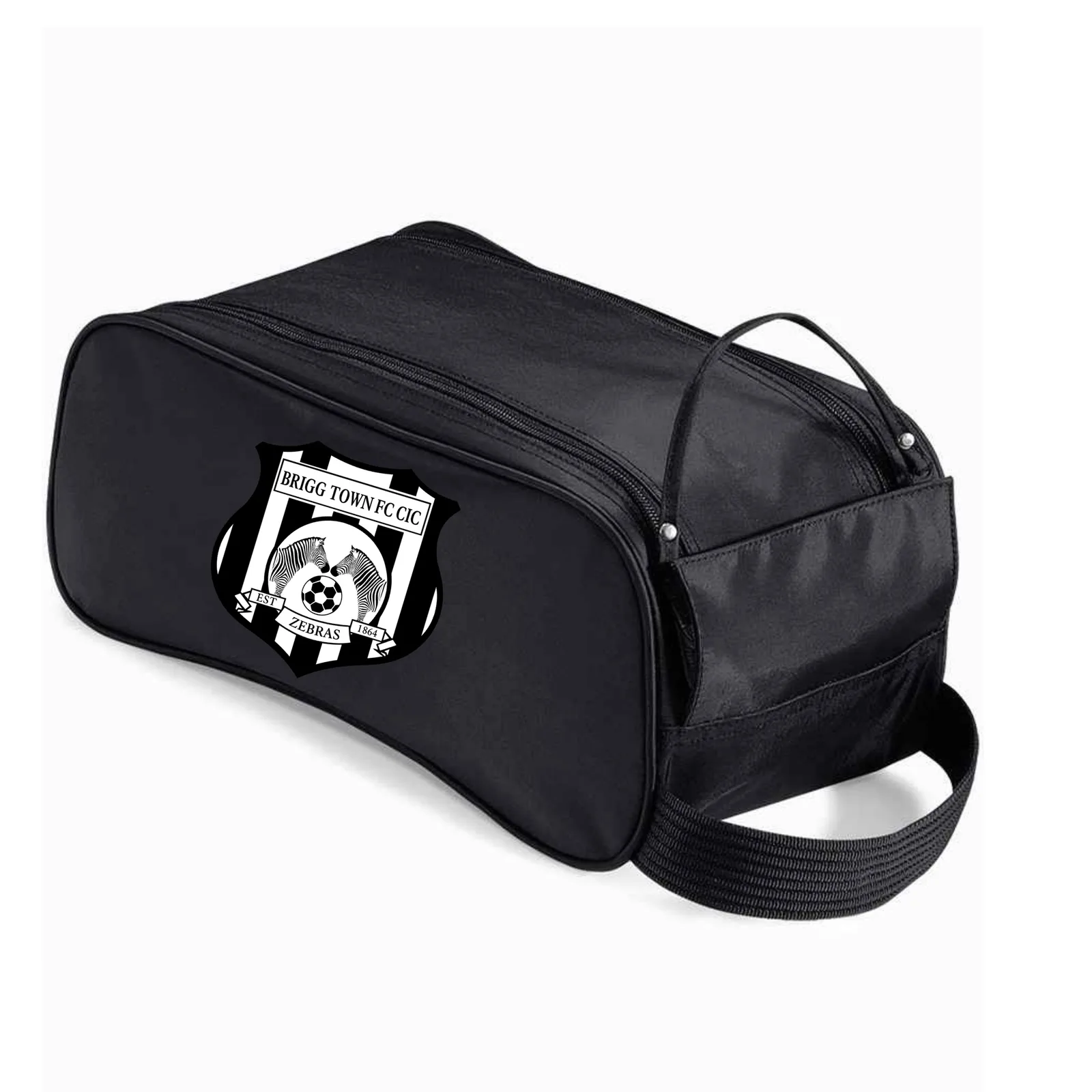 Black Logo Boot Bag