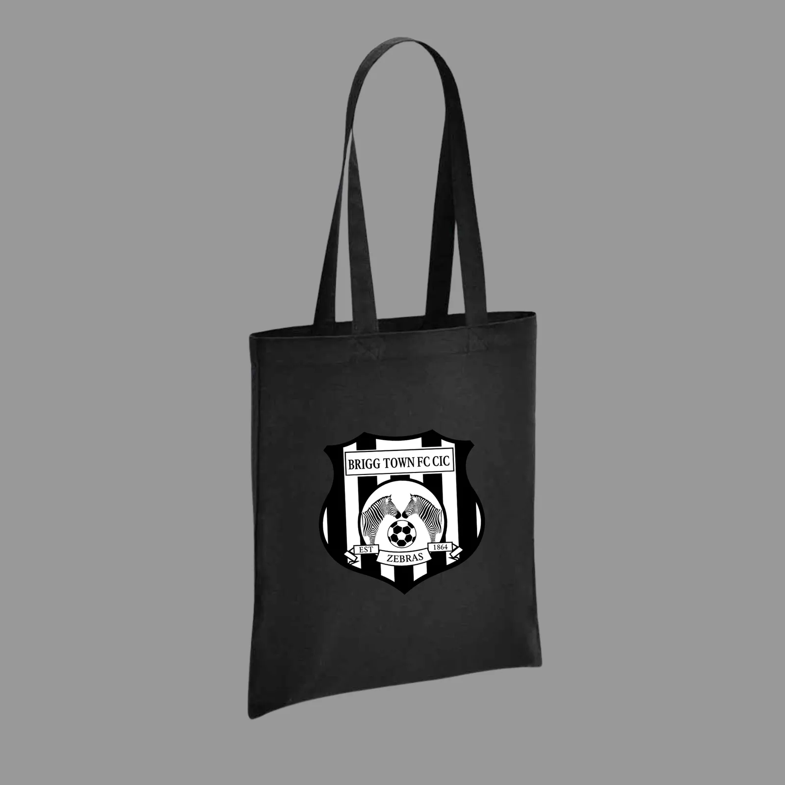 Black Logo Tote Bag